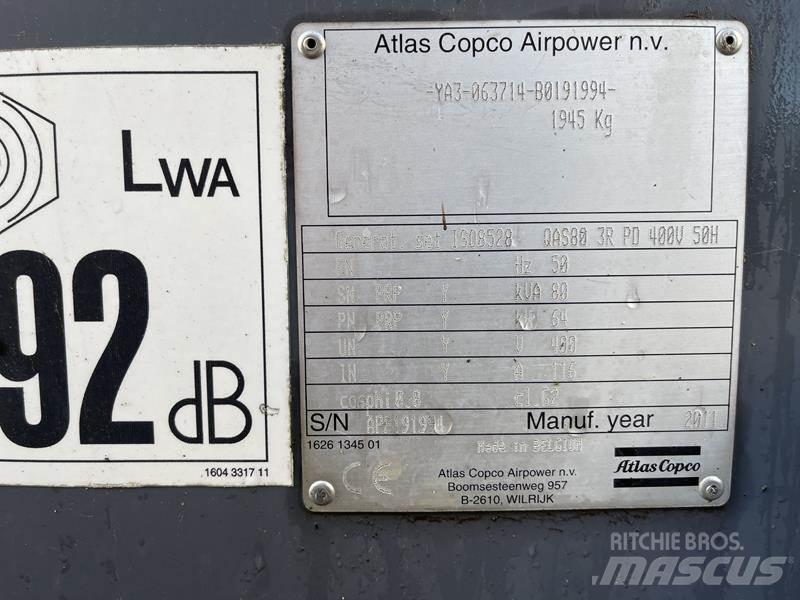 Atlas Copco QAS 80 Generatori diesel