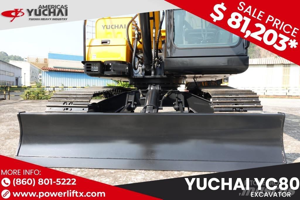 Yuchai YC80 Escavatori cingolati