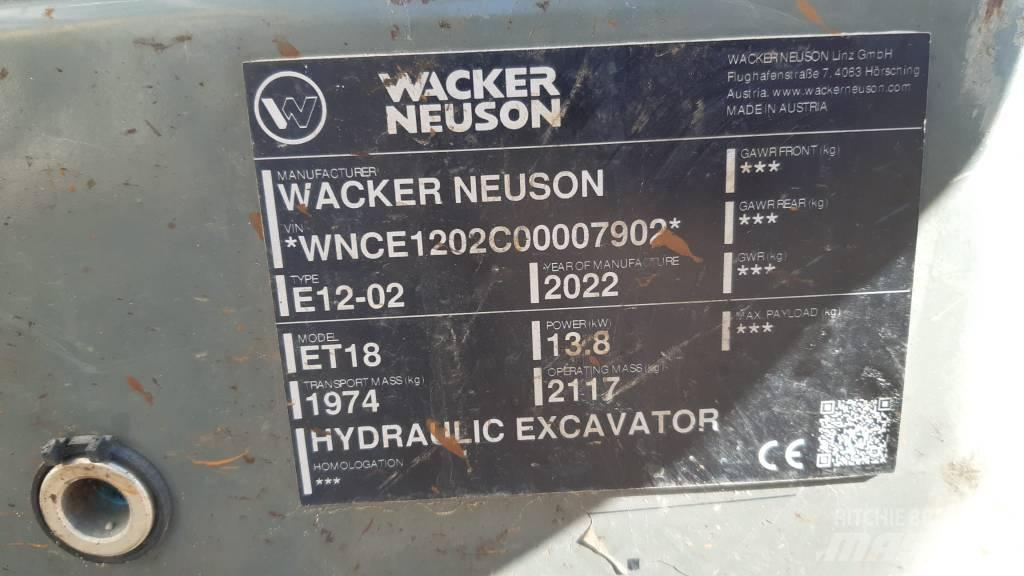 Wacker Neuson ET 18 Escavatori cingolati