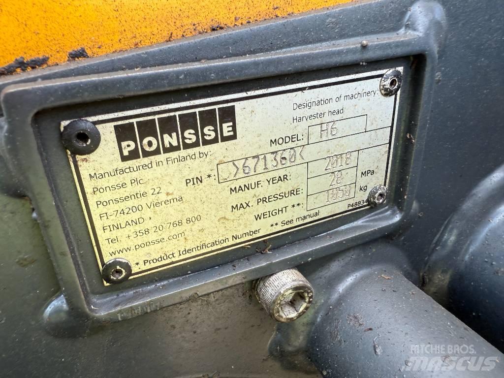 Ponsse ERGO 8W Abbattitrici, Disboscatrici