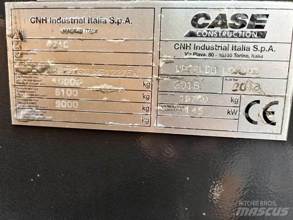 CASE 721G XR Pale gommate