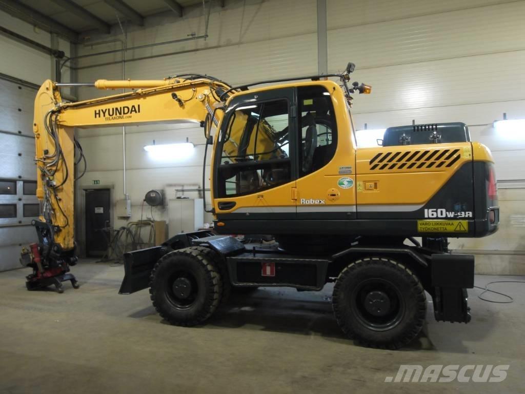 Hyundai R 160 W-9A Escavatori gommati