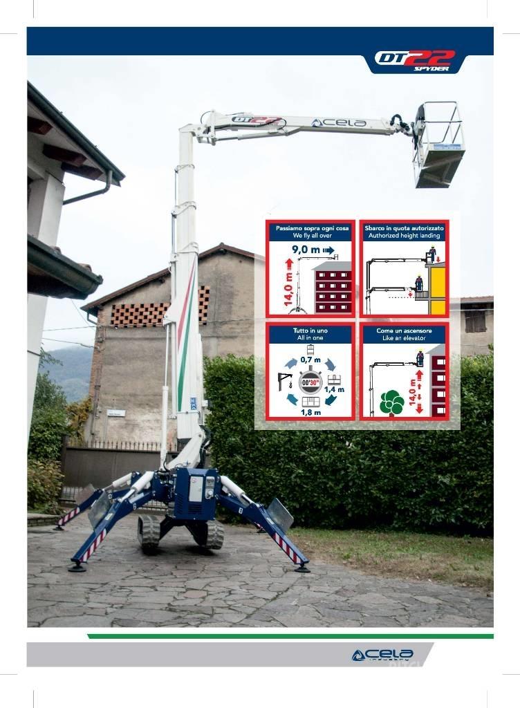 Cela Crawler DT22 Piattaforme cingolate, Piattaforme a ragno e Montacarichi