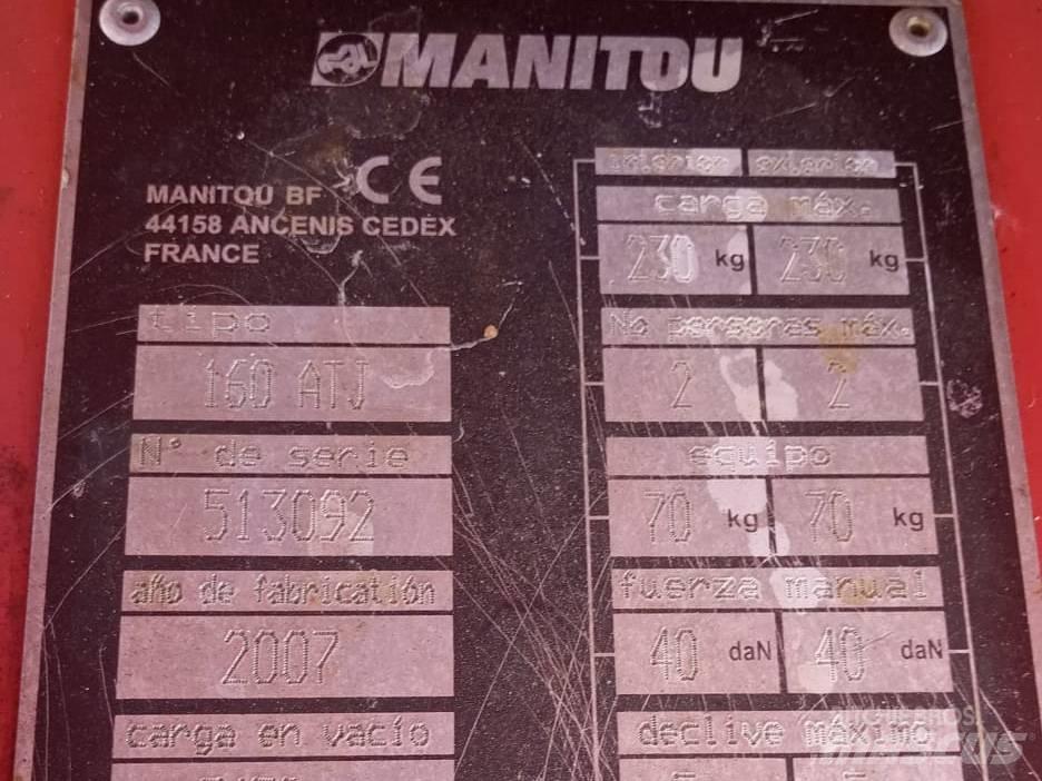 Manitou 160 ATJ Piattaforme a braccio articolato