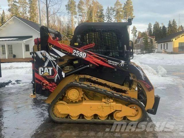 CAT 259D Mini Pale Gommate