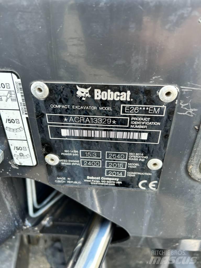 Bobcat E 26 Miniescavatori