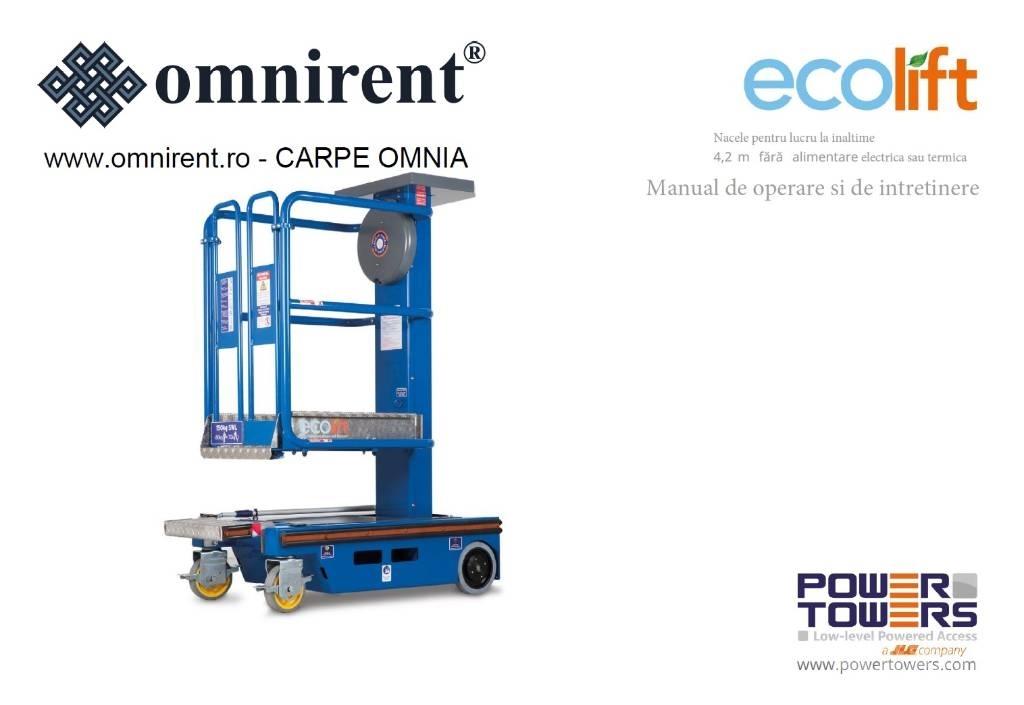 JLG Ecolift Elevatori manuali