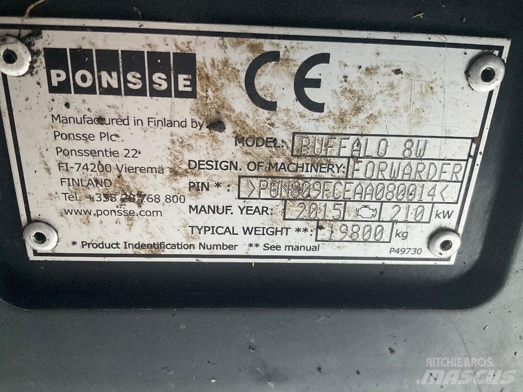 Ponsse BUFFALO 8W Forwarder
