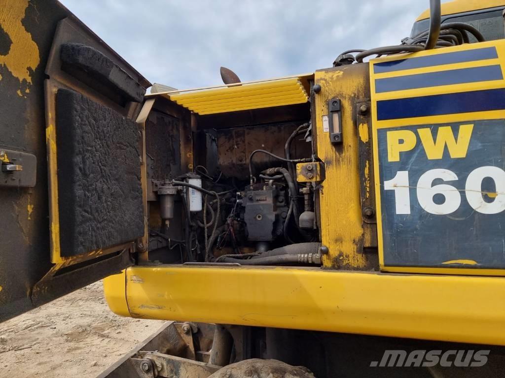Komatsu PW 160-7 Escavatori gommati