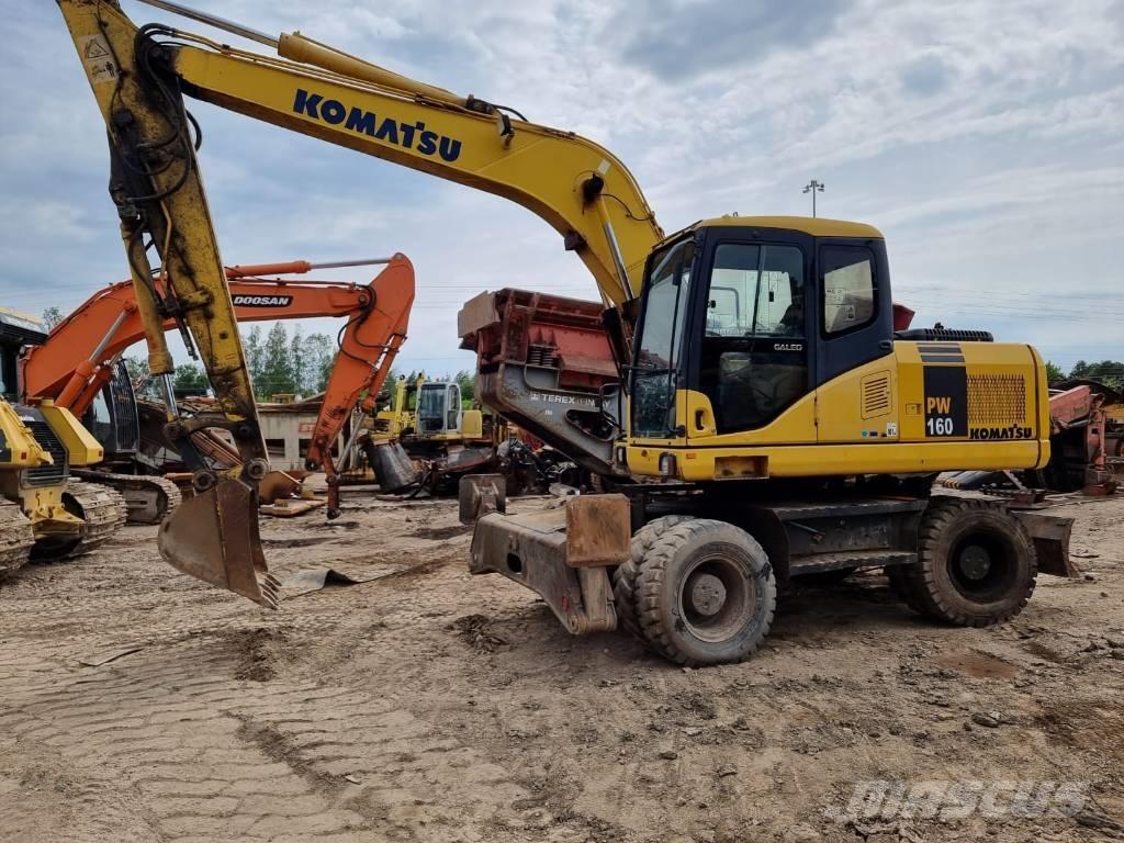 Komatsu PW 160-7 Escavatori gommati