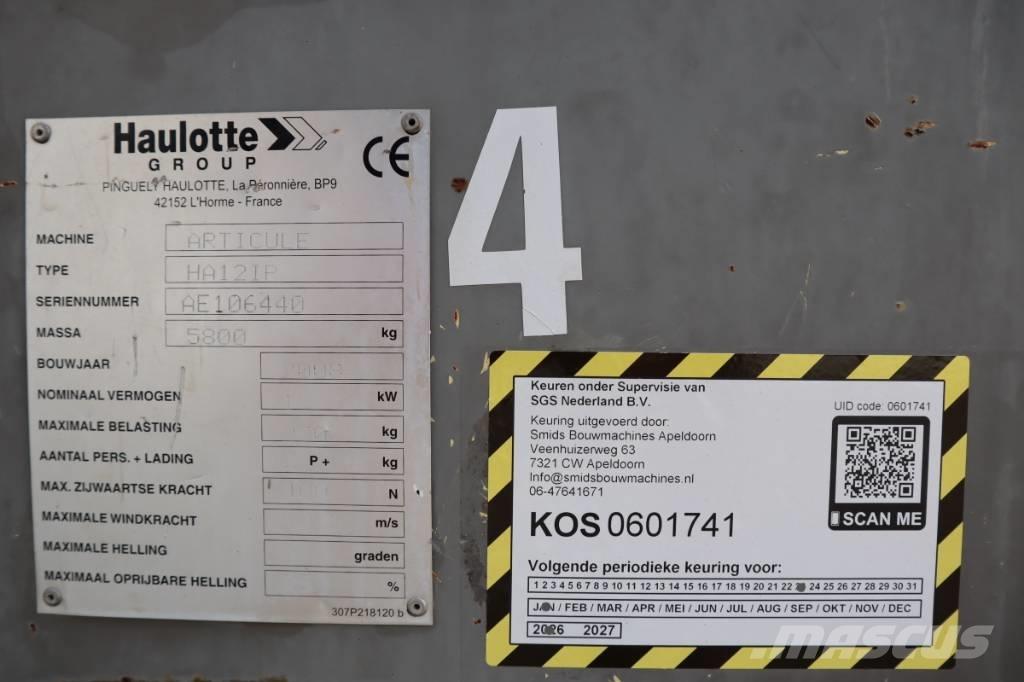 Haulotte HA12IP 2WD Piattaforme a braccio articolato