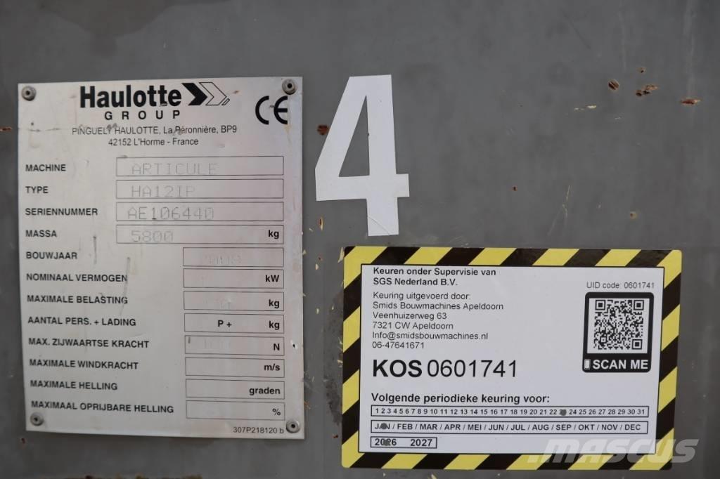 Haulotte HA12IP 2WD Piattaforme a braccio articolato
