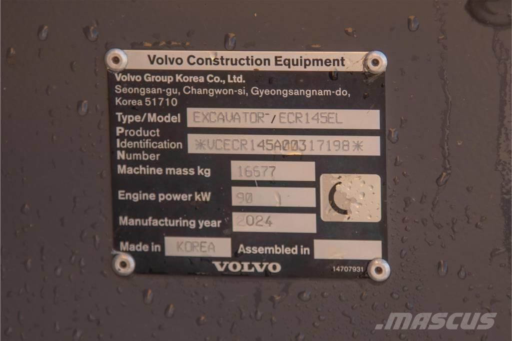 Volvo ECR 145 E Escavatori cingolati