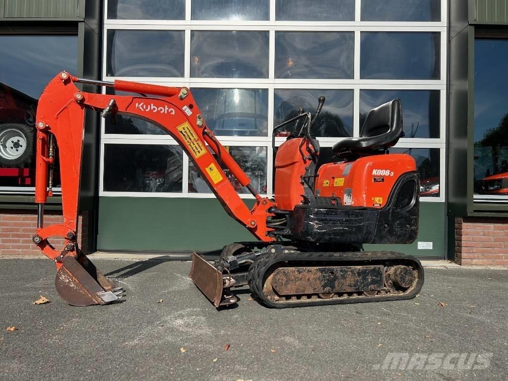 Kubota K 008-3 Miniescavatori