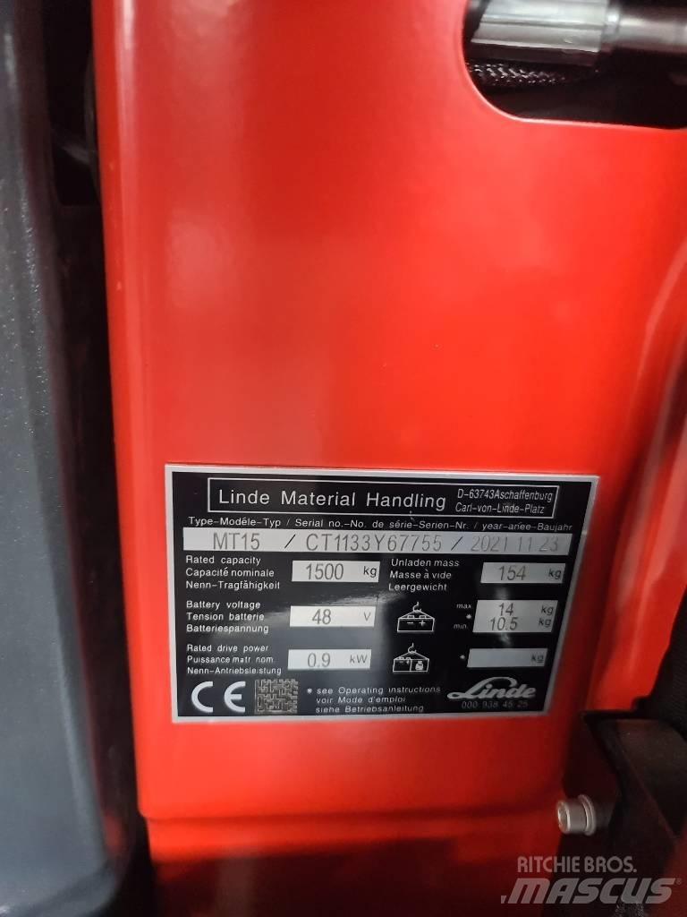 Linde MT15 Carrelli elevatori elettrici