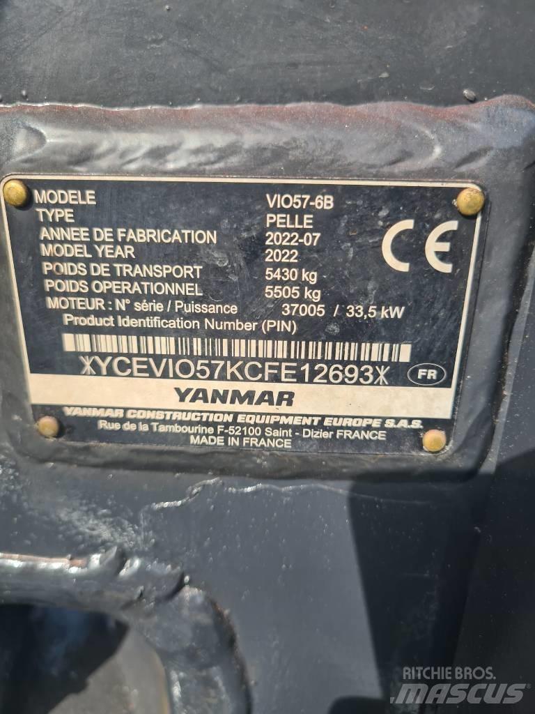 Yanmar Vio 57-6B Miniescavatori