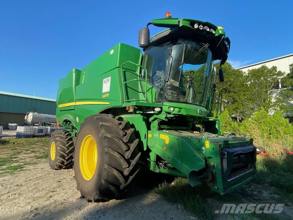 John Deere S 670 i Mietitrebbiatrici