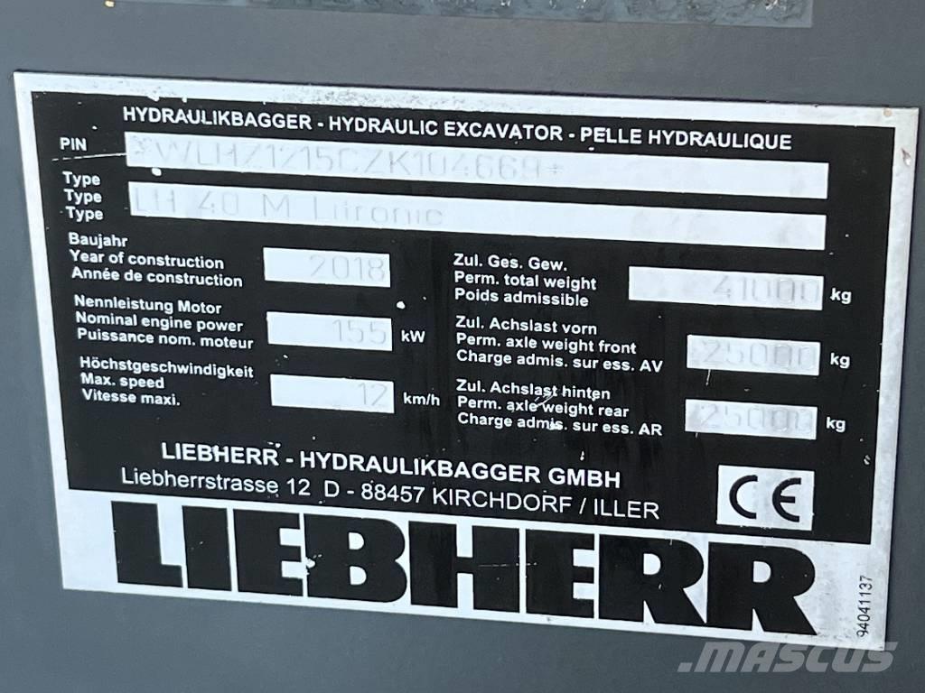 Liebherr LH 40 M ERC Movimentazione Materiali - Altro