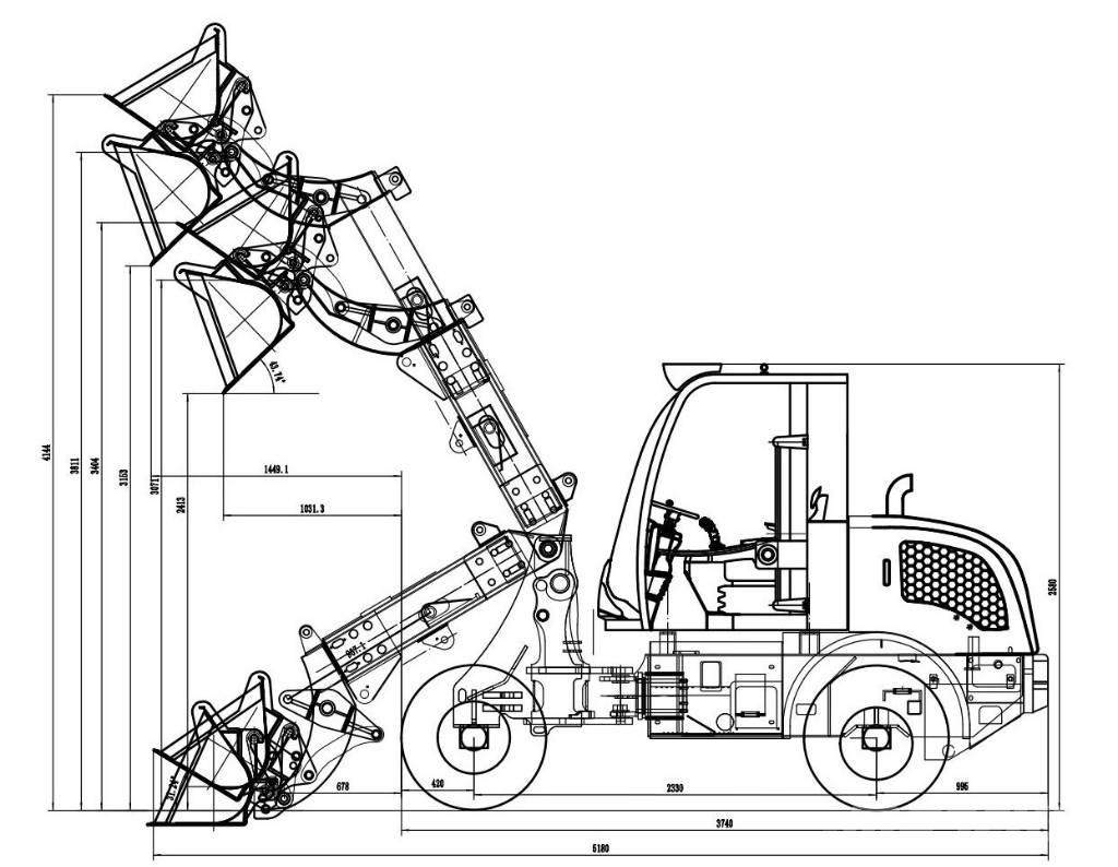  Manitech  MTech 4,5T Pale gommate telescopiche