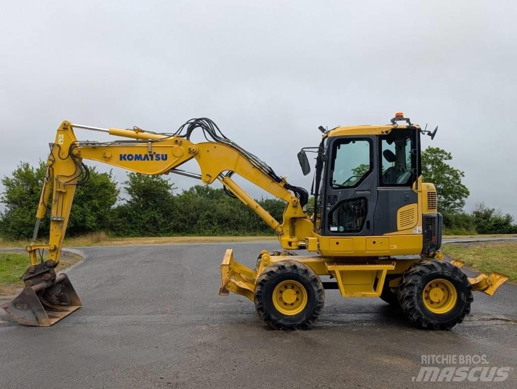Komatsu PW 98 MR-8 Escavatori gommati