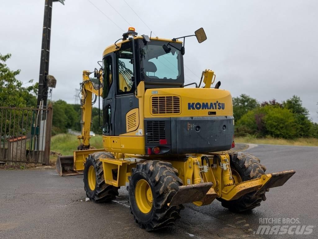 Komatsu PW 98 MR-8 Escavatori gommati