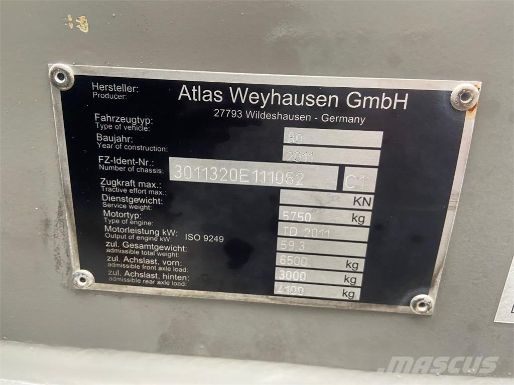 Atlas 80 Pale gommate