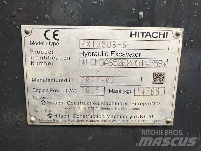 Hitachi ZX 135 US-6 Escavatori cingolati