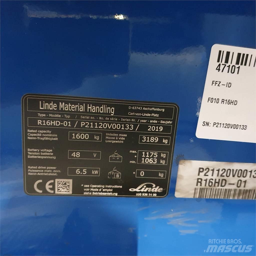Linde R16HD Carrello retrattile
