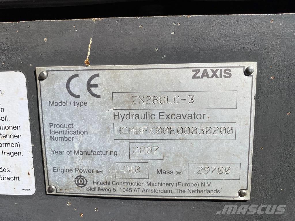 Hitachi ZX 280 LC-3 Escavatori cingolati