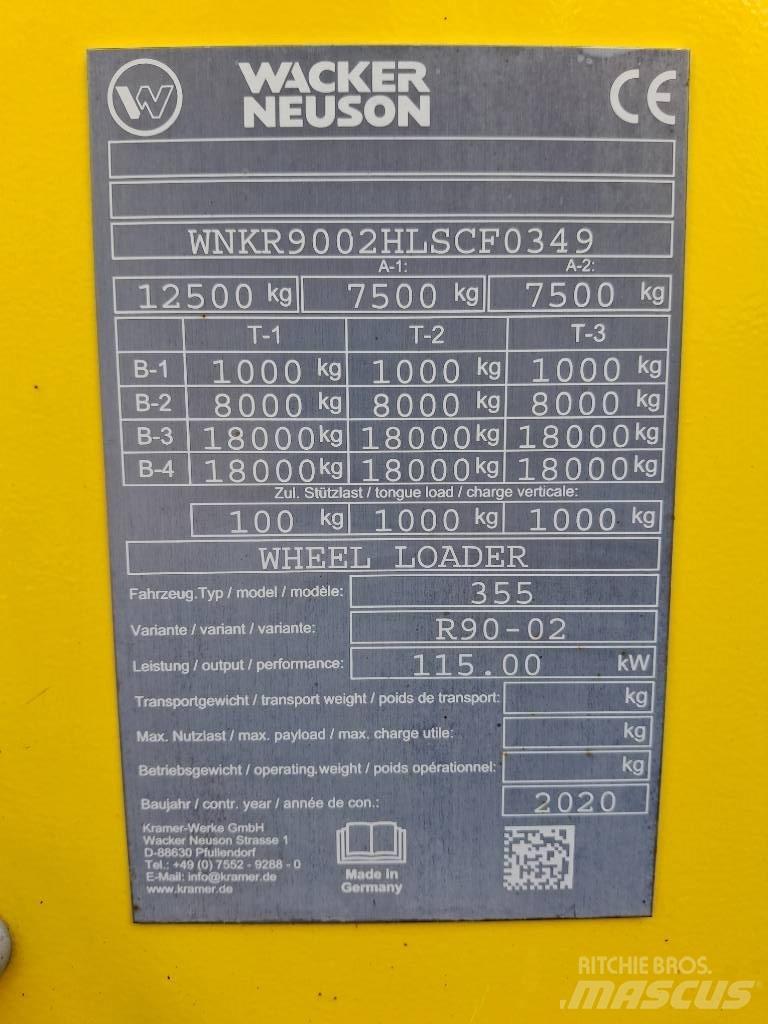 Wacker Neuson WL 95 Pale gommate
