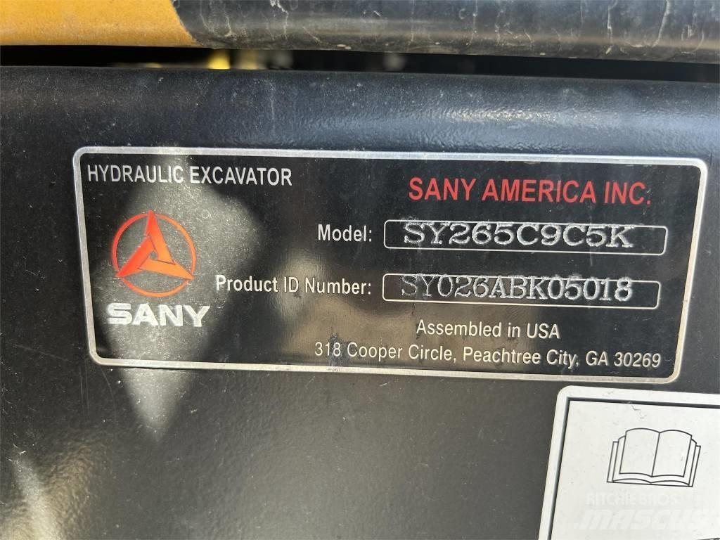 Sany SY265C Escavatori cingolati