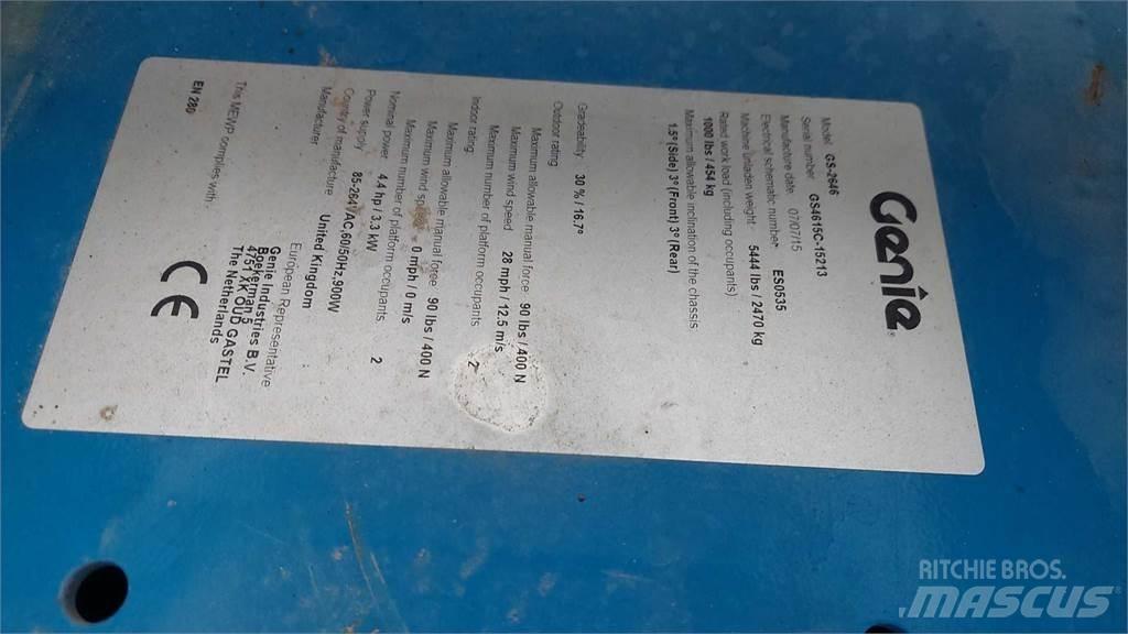 Genie GS2646 Piattaforme a pantografo