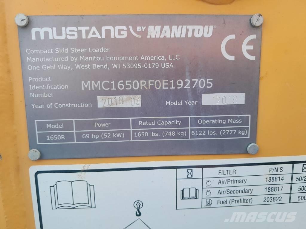Mustang 1650 R Mini Pale Gommate