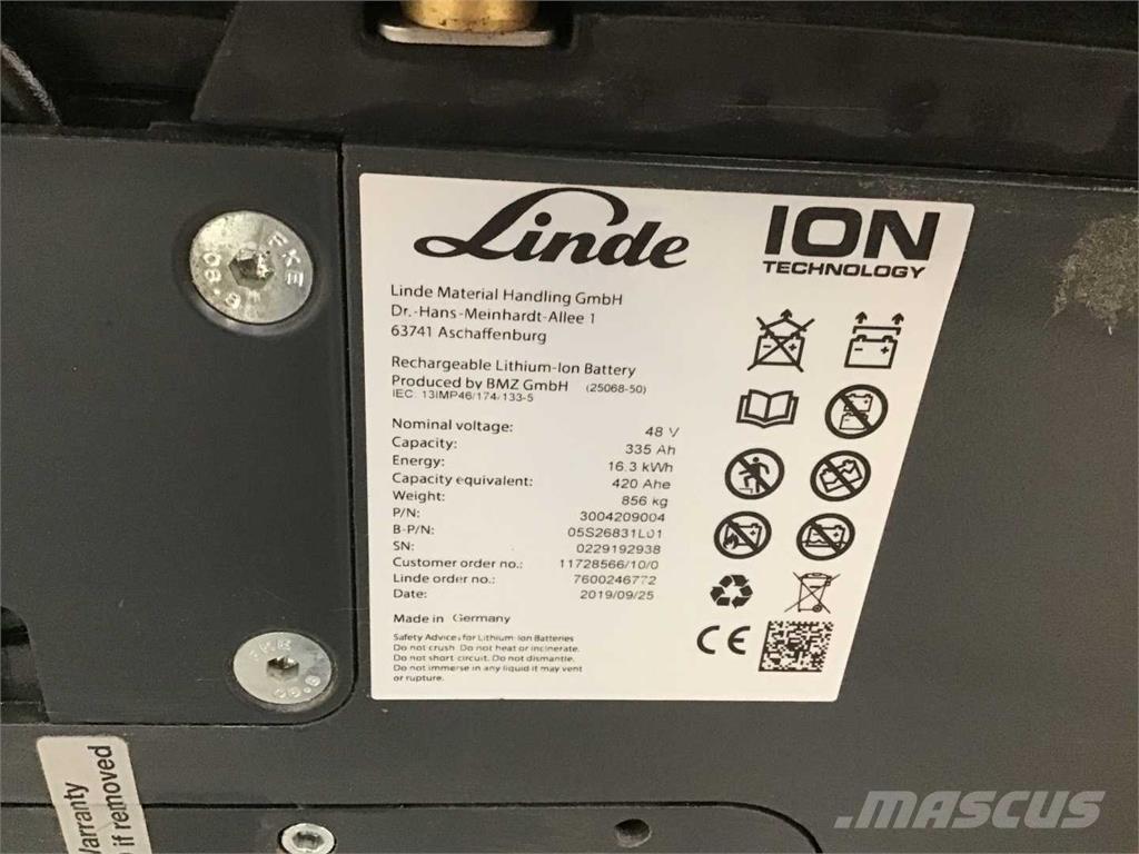 Linde E16 ION Carrelli elevatori elettrici