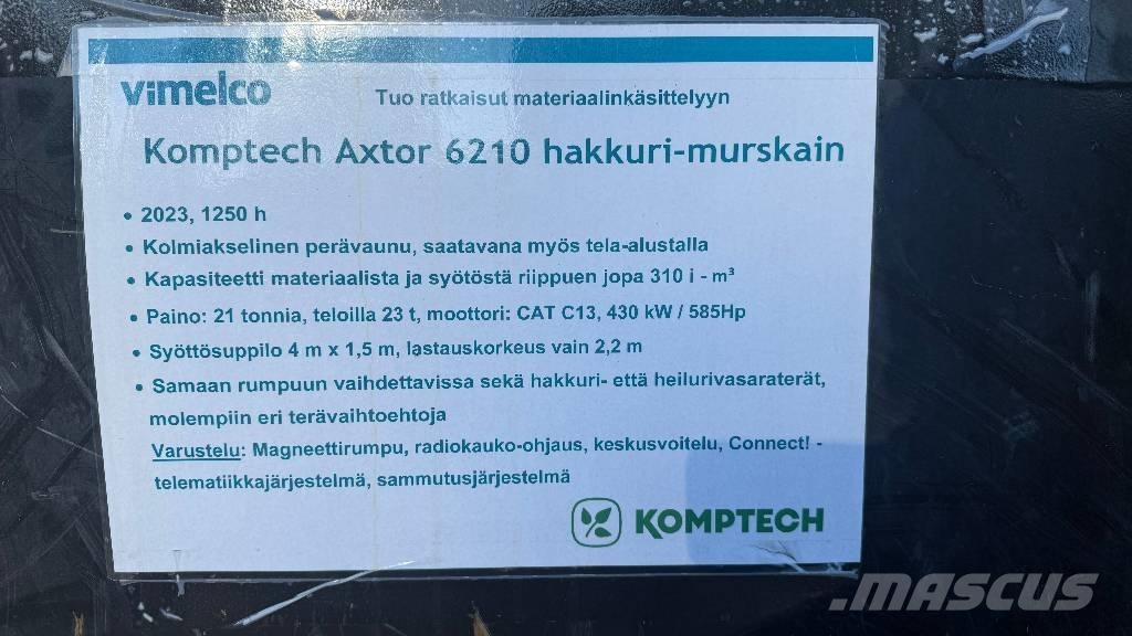 Komptech Axtor 6210 Cippatrice