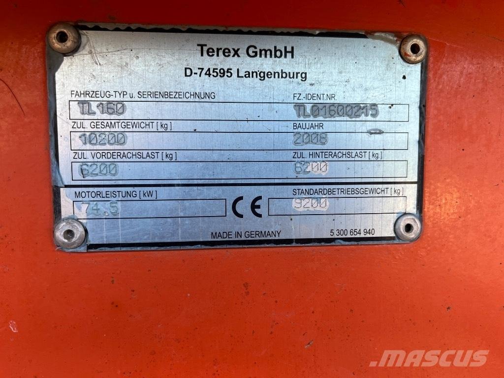 Terex TL 160 Pale gommate