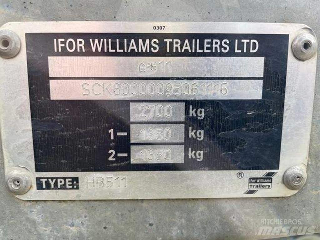 Ifor Williams HB 511 Rimorchi per trasporto animali