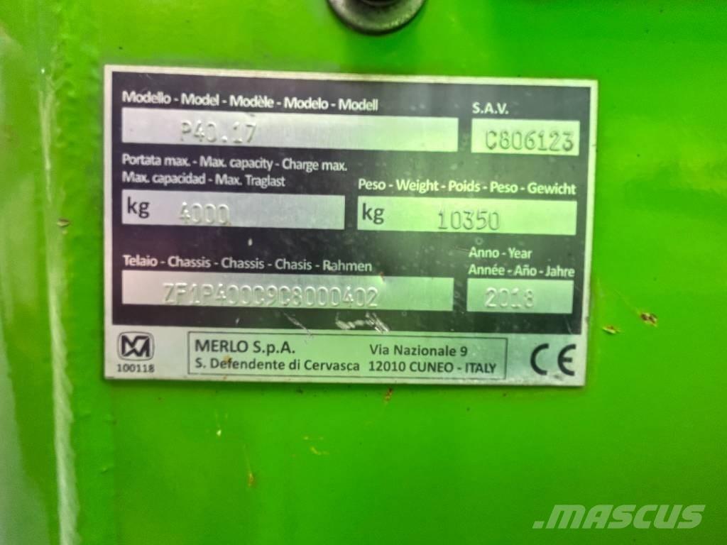 Merlo P 40.17 Sollevatori telescopici