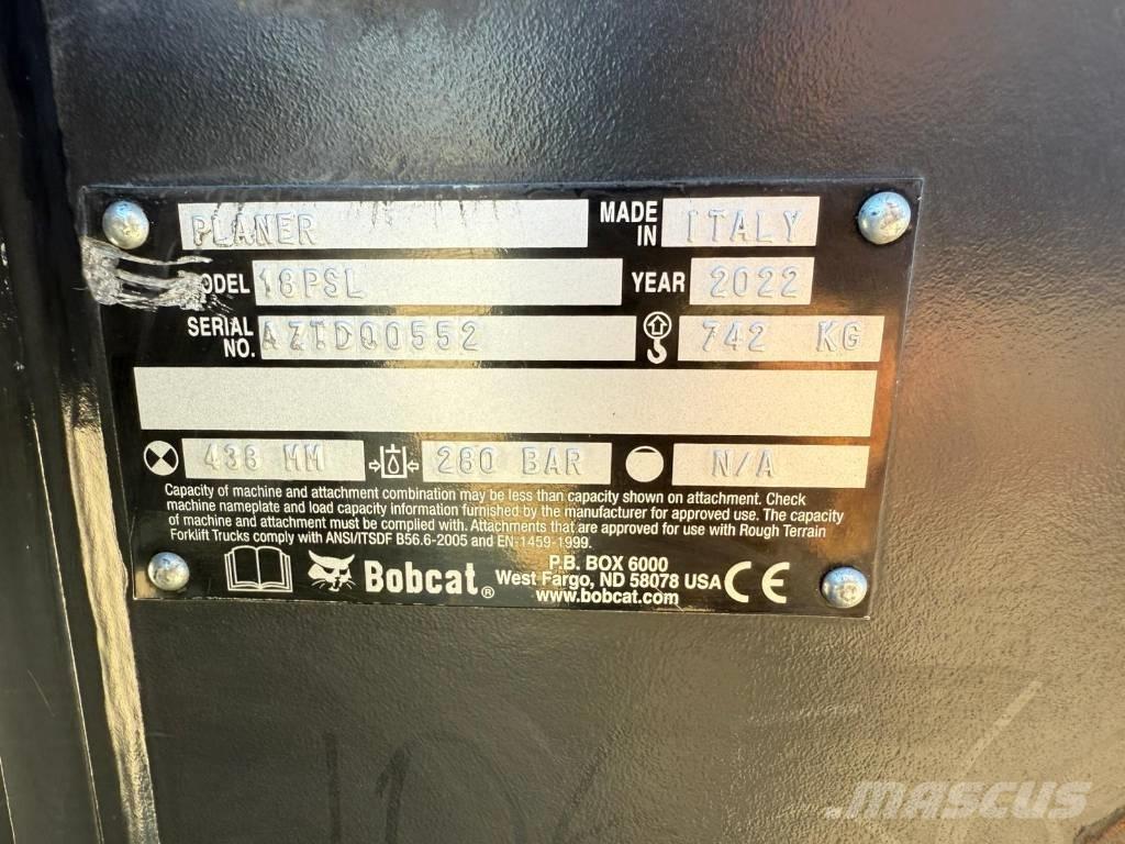 Bobcat 18 PSL Altri componenti
