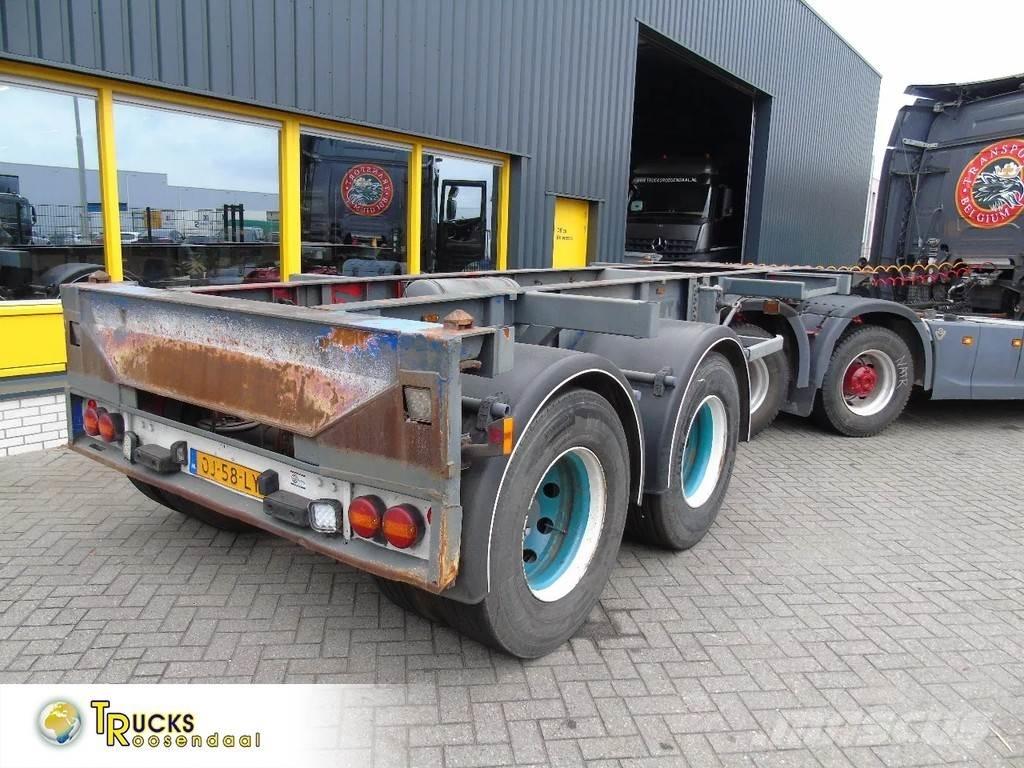 TR'AX 2 AXLE + 20FT Semirimorchi portacontainer