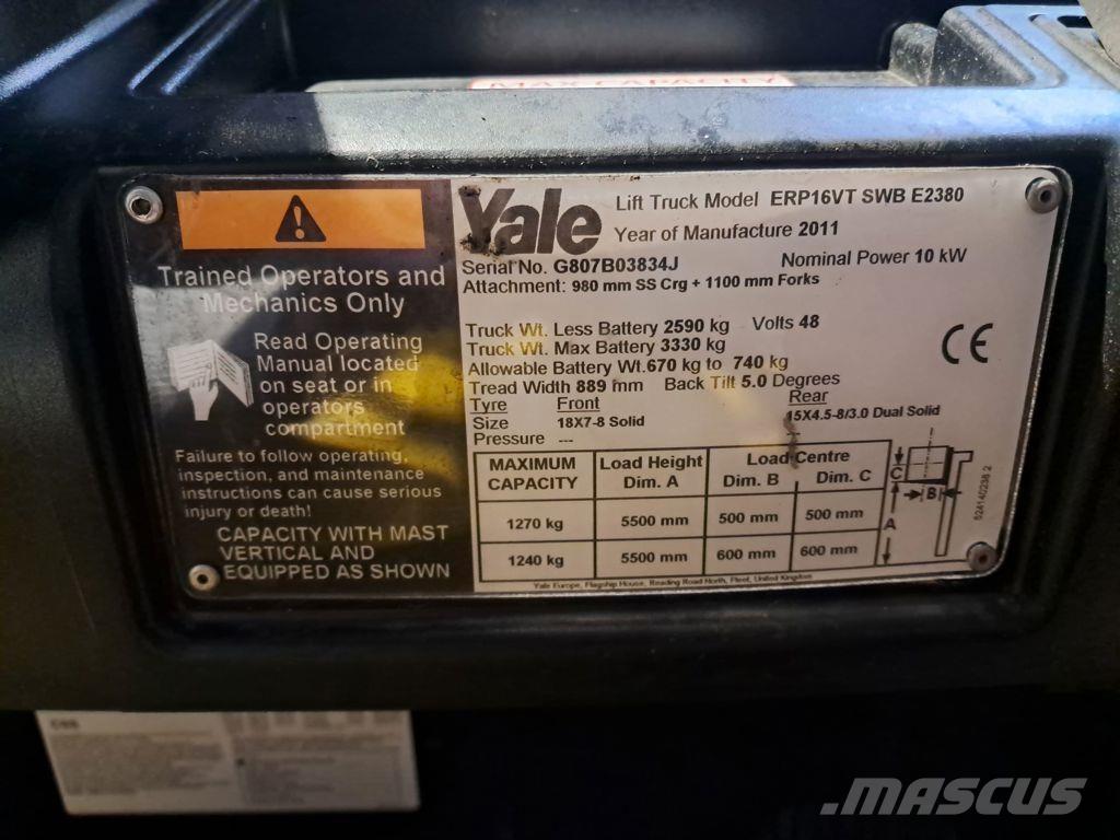 Yale ERP16VT Carrelli elevatori elettrici