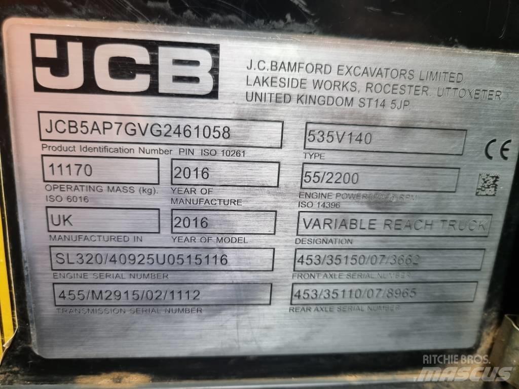 JCB 535-140 Hiviz Sollevatori telescopici