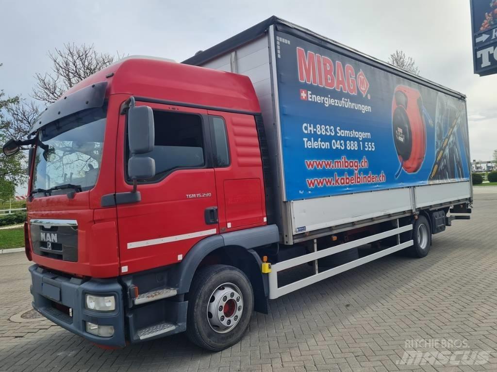MAN 15.290 / 7.7m / LIFT Motrici centinate