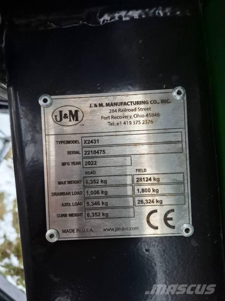 J&M X2431 Carri per la granella