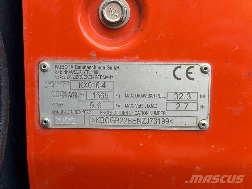 Kubota KX016-4 Miniescavatori