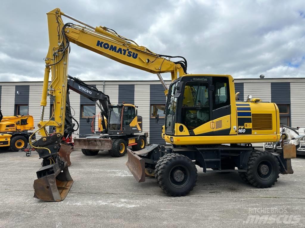 Komatsu PW160-11 Escavatori gommati