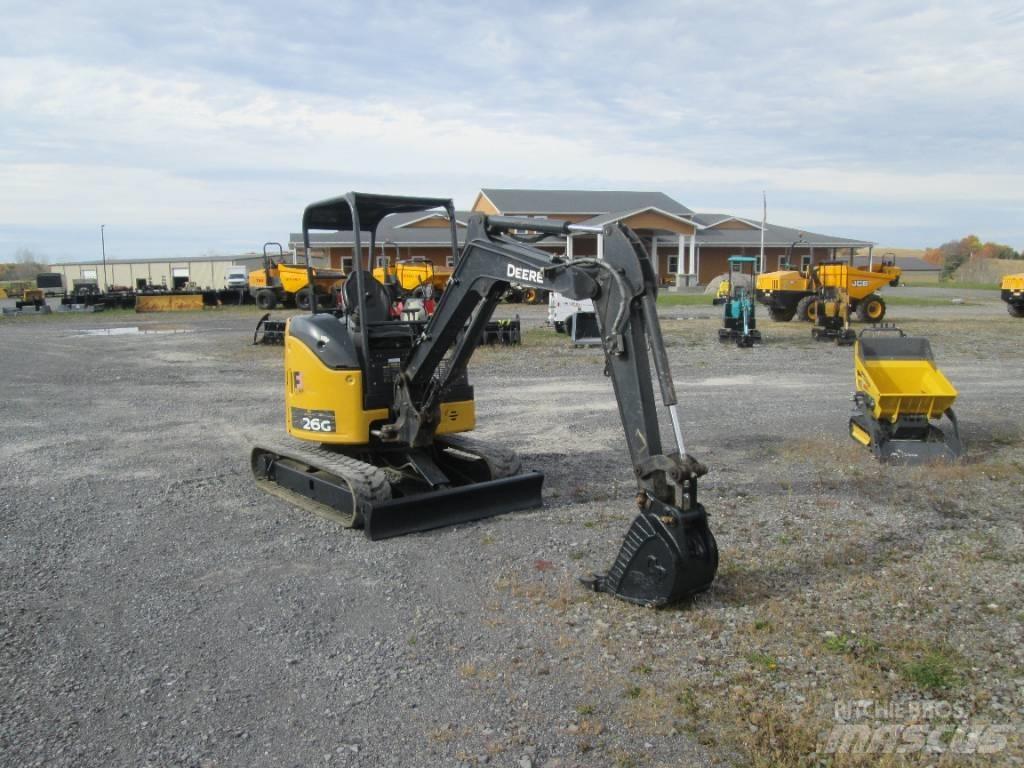 John Deere 26G Miniescavatori