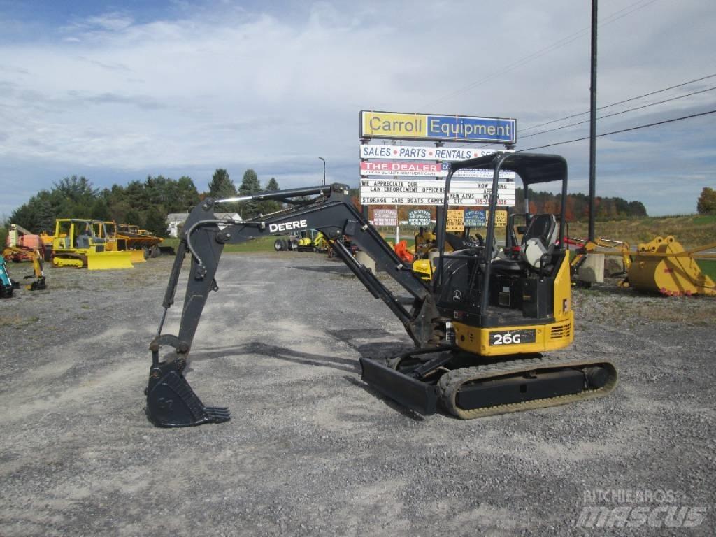 John Deere 26G Miniescavatori