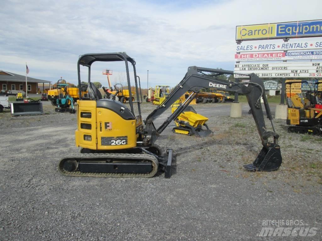 John Deere 26G Miniescavatori