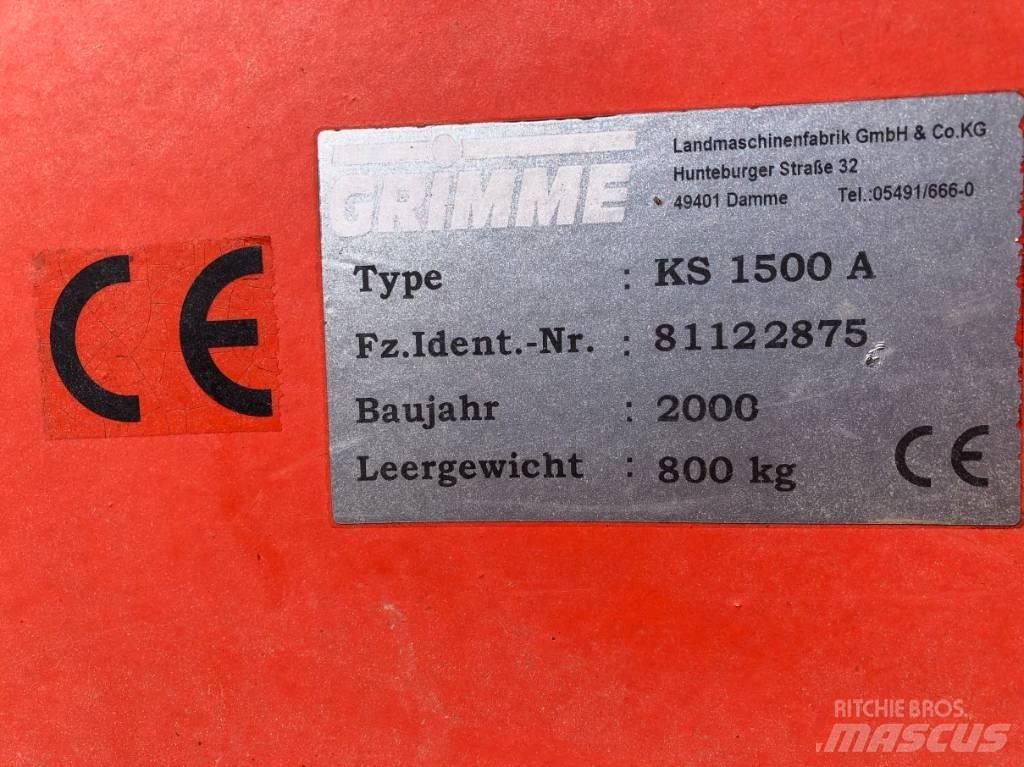 Grimme KS 1500 A Cespo scolletatori